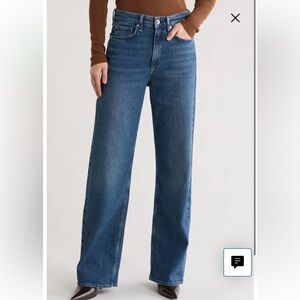 rag & bone Lori mid rise wide leg jeans, size 26